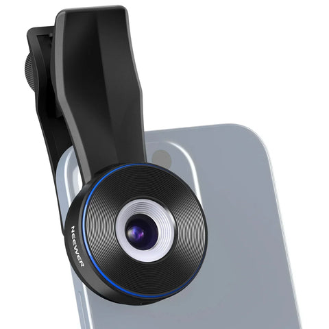 Neewer Ls-32 Pro 45x Mini Pocket Microscope Lens with 17mm Thread Phone Clip • Camerastuff • South Africa