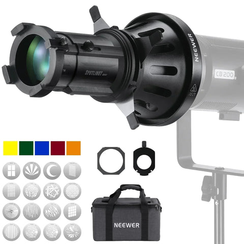 Neewer Ls-39 Optical Snoot Projector with 20 Degree Lens • Camerastuff • South Africa