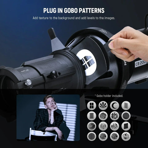 Neewer Ls-39 Optical Snoot Projector with 20 Degree Lens • Camerastuff • South Africa