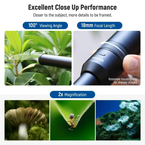 Neewer Ls-51 18mm 2x Macro Probe Lens with 17mm Thread • Camerastuff • South Africa