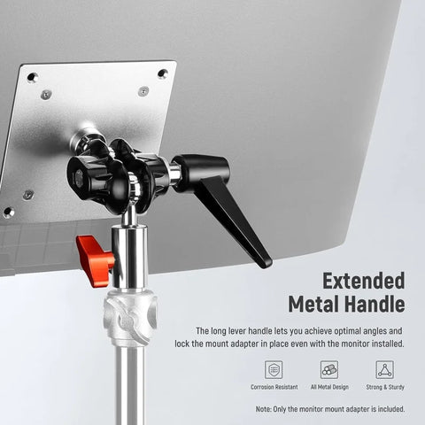 Neewer Ma001 Vesa Monitor Screen Mount Adapter with 5/8’’ Ball Head • Camerastuff • South Africa