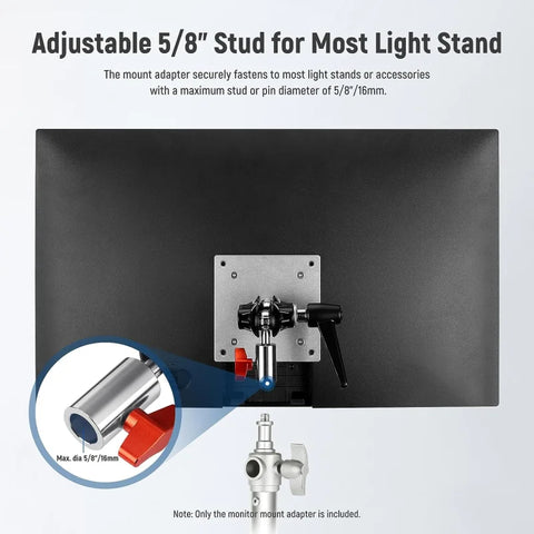 Neewer Ma001 Vesa Monitor Screen Mount Adapter with 5/8’’ Ball Head • Camerastuff • South Africa