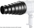 Neewer Medium Aluminium Alloy Conical Snoot Kit with Honeycomb Grid and Gels • Camerastuff • South Africa
