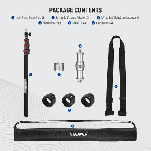 Neewer Ms-230c 230cm Boom Pole Stand • Camerastuff • South Africa