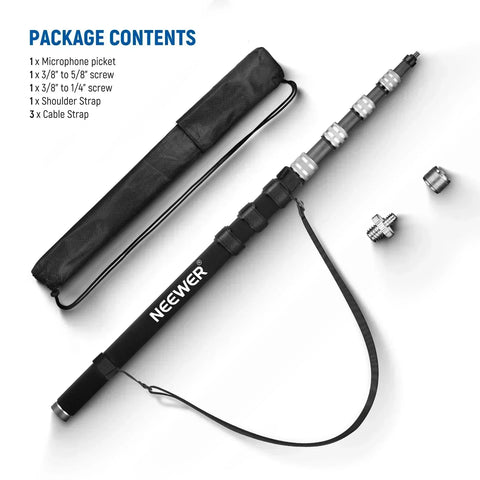 Neewer Ms-300c Microphone Boom Pole • Camerastuff • South Africa