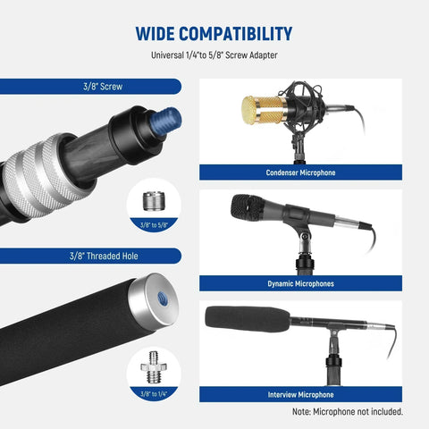 Neewer Ms-300c Microphone Boom Pole • Camerastuff • South Africa