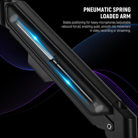 Neewer Ms002 Pneumatic Spring Low Profile Mic Arm Desk Mount • Camerastuff • South Africa