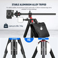Neewer N284l + g0 79’’/200cm Magnesium Aluminium Alloy 2-in-1 Tripod and Monopod with Ball Head • Camerastuff • South