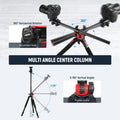 Neewer N284l + g0 79’’/200cm Magnesium Aluminium Alloy 2-in-1 Tripod and Monopod with Ball Head • Camerastuff • South