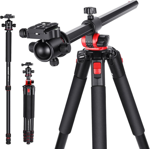 Neewer N284l + g0 79’’/200cm Magnesium Aluminium Alloy 2-in-1 Tripod and Monopod with Ball Head • Camerastuff • South