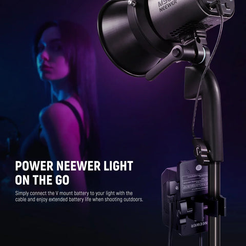Neewer Nc010 D-tap to Dc Cable for Ms60 Ms60b Mc60c Ms150b Led Video Light • Camerastuff • South Africa