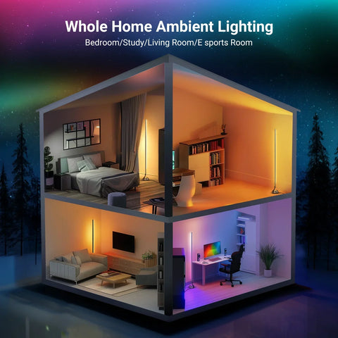 Neewer NF01 1500lm Smart RGB-WW Corner Floor Lamp