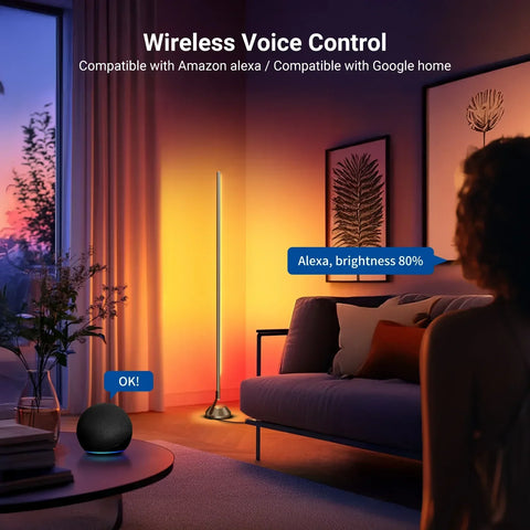 Neewer NF01 1500lm Smart RGB-WW Corner Floor Lamp