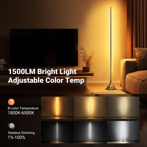 Neewer NF01 1500lm Smart RGB-WW Corner Floor Lamp