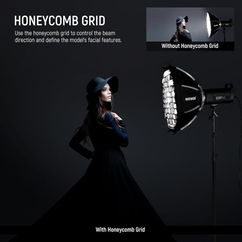 Neewer 55cm Octagonal Nylon Alloy Quick Release Softbox with Grid • Camerastuff • South Africa