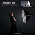 Neewer Ns65u 65cm 16 Ribs Umbrella Quick-release Hexadecagon Softbox with Honeycomb Grid • Camerastuff • South Africa