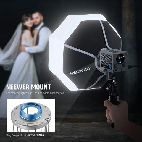 Neewer Ns7l 30cm Mini Quick Release Lantern Softbox for Hs60b/hs60c • Camerastuff • South Africa