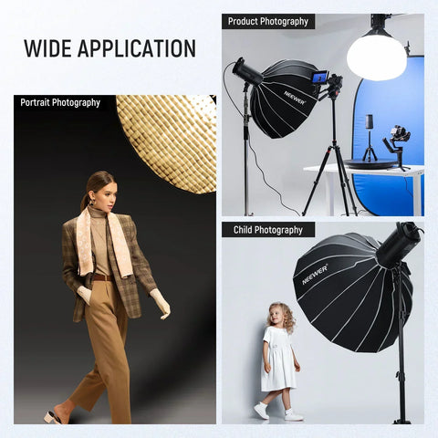 Neewer Ns85u 85cm 16 Ribs Umbrella Quick-release Hexadecagon Softbox with Honeycomb Grid • Camerastuff • South Africa