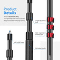 Neewer Nw-7000 Portable Stretchable Handheld Microphone Boom Pole • Camerastuff • South Africa
