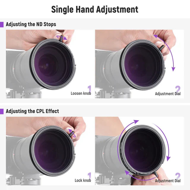 Neewer NW Series S filter single-handed knob adjustment