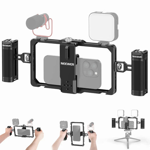 Neewer Pa009 Upgraded Phone Rig Vlogging Cage Kit • Camerastuff • South Africa