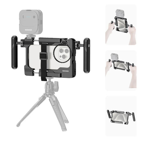 Neewer Pa017 Universal Smartphone Cage Rig with 67mm Filter Mount • Camerastuff • South Africa