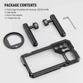Neewer Pa021 + pa033 Handheld Cage with Filter Thread Adapter for Samsung S23 Ultra • Camerastuff • South Africa