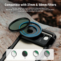 Neewer Pa062 Lens Phone Filter Adapter Ring 17mm to 37mm 58mm for Camera Cage • Camerastuff • South Africa