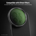 Neewer Pa084 Phone Case for Iphone 16 Pro Max with 17mm Filter Thread (black) • Camerastuff • South Africa