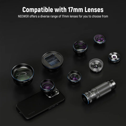 Neewer Pa084 Phone Case for Iphone 16 Pro Max with 17mm Filter Thread (black) • Camerastuff • South Africa