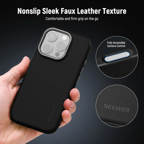Neewer PA084P Modular Phone Case for iPhone 16 Pro Max with 3 Filter Backplates