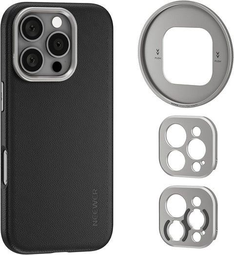 Neewer PA084P Modular Phone Case for iPhone 16 Pro Max with 3 Filter Backplates