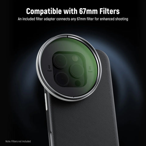 Neewer PA084P Modular Phone Case for iPhone 16 Pro Max with 3 Filter Backplates