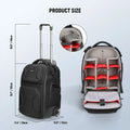 Neewer Pb027 2-in-1 Pull Bar Rolling Camera Backpack • Camerastuff • South Africa