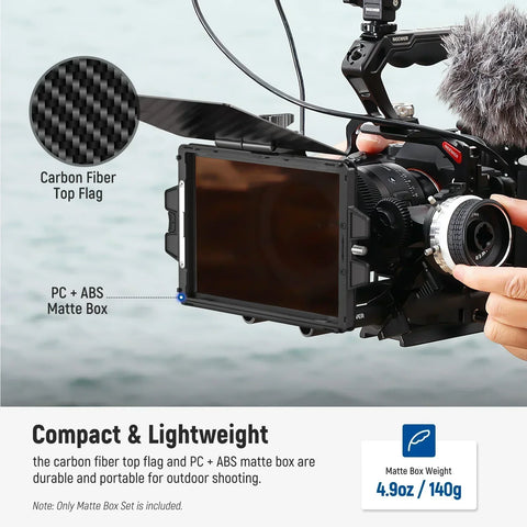 Neewer Pg002 Mini Matte Box with a 4’’x5.65’’ Filter Tray and Adapter Rings • Camerastuff • South Africa