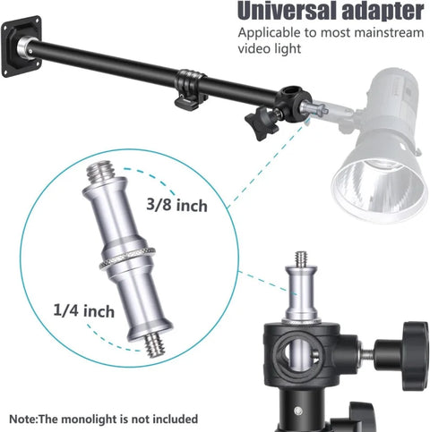 Neewer Photography Photo Studio Video Wall Mount Arm • Camerastuff • South Africa