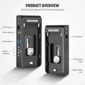 Neewer Ps004e Sony Np-f Battery Adapter Plate • Camerastuff • South Africa