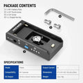 Neewer Ps004e Sony Np-f Battery Adapter Plate • Camerastuff • South Africa