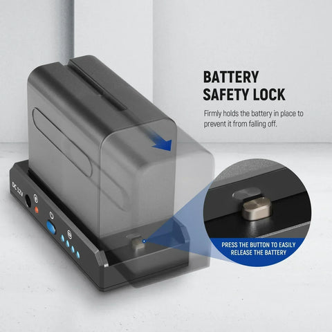Neewer Ps004e Sony Np-f Battery Adapter Plate • Camerastuff • South Africa