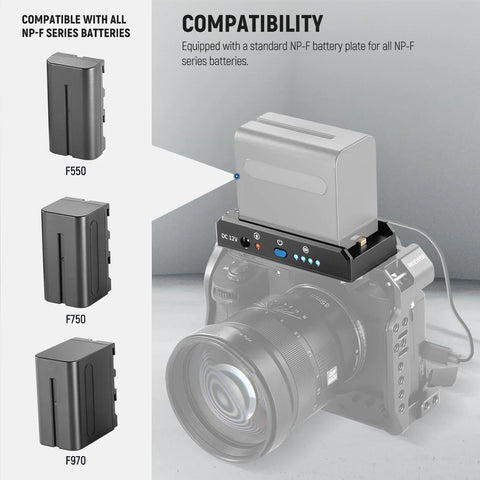 Neewer Ps004e Sony Np-f Battery Adapter Plate • Camerastuff • South Africa