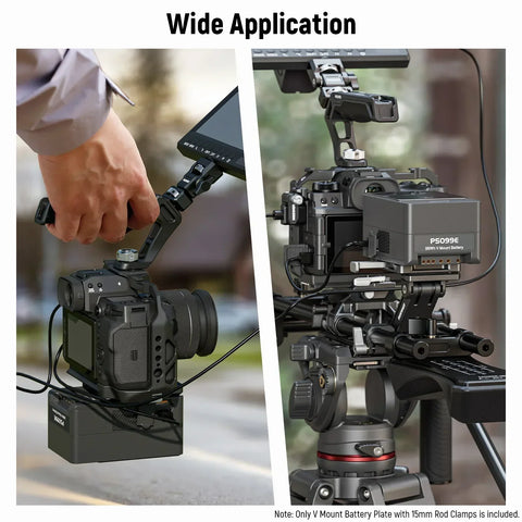 Neewer Ps007 v Mount Lock Battery Mounting Plate for 15mm Rods • Camerastuff • South Africa