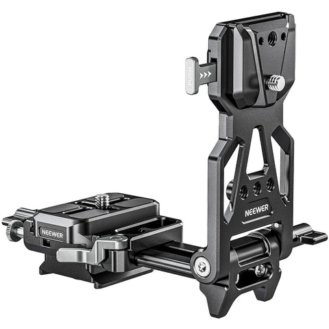 Neewer PS015 Pro Lightweight L-Shaped V Lock Battery Plate With Arca Baseplate