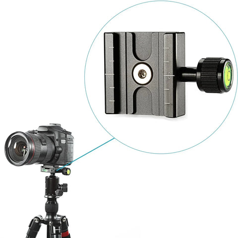 Neewer QB-NA 50mm Arca Type Base for Quick-Release Plage