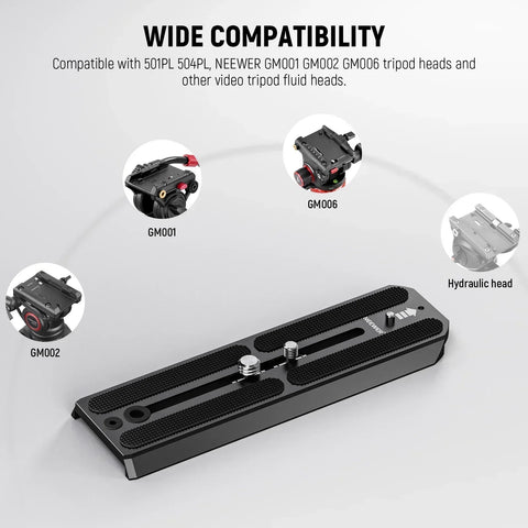 Neewer Qr6 160mm Tripod Quick Release Plate for 501pl 504pl • Camerastuff • South Africa