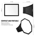 Neewer Rectangular and Octagon Flash Diffuser Softbox • Camerastuff • South Africa