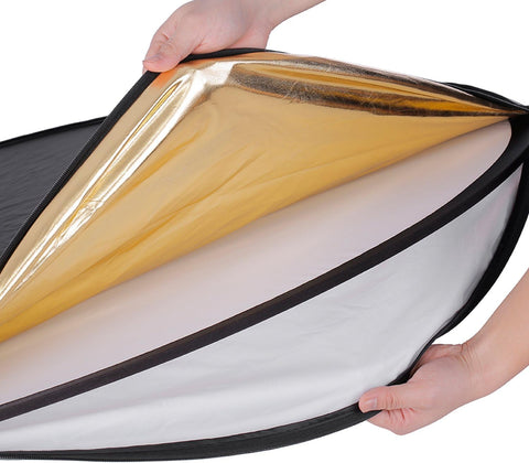 Neewer Reflector Kit and Light Stand 110cm 5-in-1 Multi-disc + 190cm • Camerastuff • South Africa