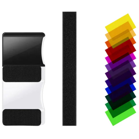 Neewer Rf-0015 Gels Pack for Speedlights/flashes x 12 + Velcro Strap & Holder Sleeve • Camerastuff • South Africa