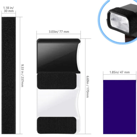 Neewer Rf-0015 Gels Pack for Speedlights/flashes x 12 + Velcro Strap & Holder Sleeve • Camerastuff • South Africa