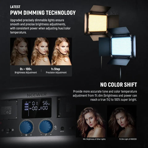 Neewer Rgb1200 60w Rgb-ww Led Video Light Panel • Camerastuff • South Africa