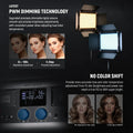 Neewer Rgb1200 Rgb-ww 60w Led Constant Light Panel Kit (two-lights) • Camerastuff • South Africa